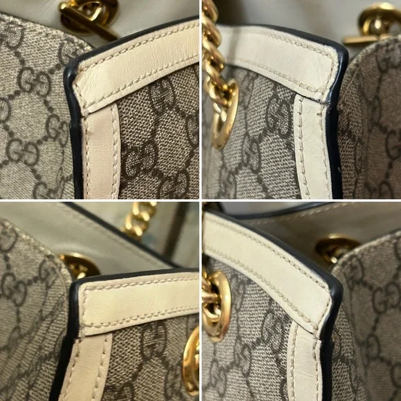 Gucci GG Supreme Padlock Shoulder Bag